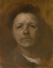 Self-Portrait, ca. 1893. Creator: Eugene Carriere.
