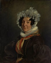 Madame Henri François Riesener (Félicité Longrois, 1786-1847), 1835. Creator: Eugene Delacroix.