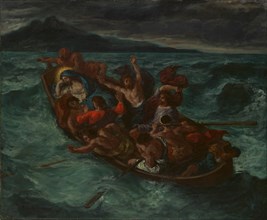 Christ Asleep during the Tempest, ca. 1853. Creator: Eugene Delacroix.