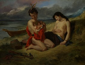 The Natchez, 1823-24 and 1835. Creator: Eugene Delacroix.
