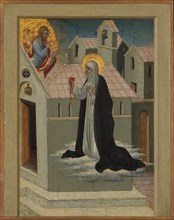 Saint Catherine of Siena Exchanging Her Heart with Christ. Creator: Giovanni di Paolo.