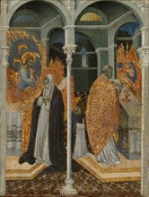The Miraculous Communion of Saint Catherine of Siena. Creator: Giovanni di Paolo.