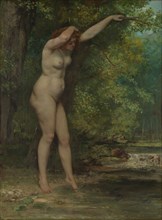 The Young Bather, 1866. Creator: Gustave Courbet.