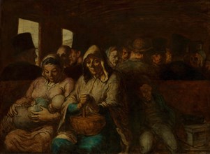 The Third-Class Carriage, ca. 1862-64. Creator: Honore Daumier.