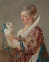 A Woman with a Dog, ca. 1769. Creator: Jean-Honore Fragonard.