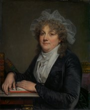 Madame Jean-Baptiste Nicolet (Anne Antoinette Desmoulins, 1743-1817), late 1780s. Creator: Jean-Baptiste Greuze.