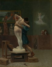 Pygmalion and Galatea, ca. 1890. Creator: Jean-Leon Gerome.
