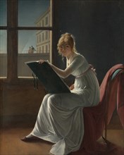 Marie Joséphine Charlotte du Val d'Ognes (1786-1868), 1801. Creator: Marie-Denise Villers.