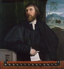 Portrait of a Man, ca. 1520-25. Creator: Moretto da Brescia.