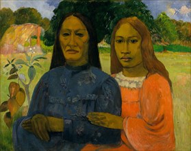 Two Women, 1901 or 1902. Creator: Paul Gauguin.