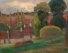 A Farm in Brittany, ca. 1894. Creator: Paul Gauguin.