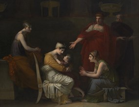 Andromache and Astyanax, ?1813-17; 1823-24?. Creator: Pierre-Paul Prud'hon.