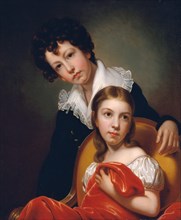 Michael Angelo and Emma Clara Peale, ca. 1826. Creator: Rembrandt Peale.