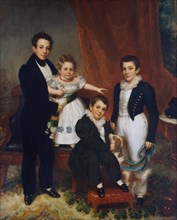 The Knapp Children, ca. 1833-34. Creator: Samuel Lovett Waldo.