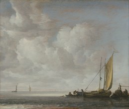 Calm Sea, after 1640. Creator: Simon de Vlieger.