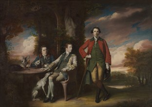 The Honorable Henry Fane (1739-1802) with Inigo Jones and Charles Blair, 1761-66. Creator: Sir Joshua Reynolds.