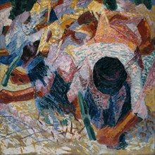 The Street Pavers, 1914. Creator: Umberto Boccioni.