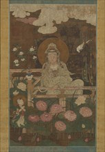 Guanyin as the Nine-Lotus Bodhisattva, 1593. Creator: Unknown.
