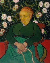 La Berceuse (Woman Rocking a Cradle; Augustine-Alix Pellicot Roulin, 1851-1930), 1889. Creator: Vincent van Gogh.