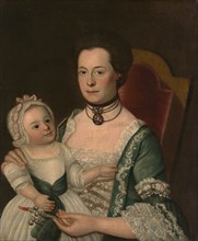 Mrs. Jacob Hurd and Child, ca. 1762. Creator: William Johnston.