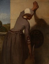 Girl at the Fountain, 1852-54. Creator: William Morris Hunt.