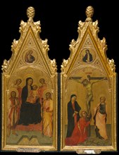 Diptych, 1400-1410. Creator: Workshop of Paolo di Giovanni Fei.