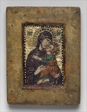 Portable Icon with the Virgin Eleousa, early 1300s. Creator: Unknown.