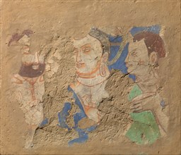 Buddha with Two Disciples, ca. 6th-7th century. Creator: Unknown.