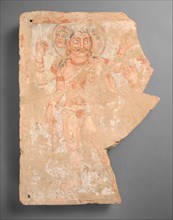 Panel fragment with the god Shiva/Oesho, ca. 3rd century A.D.. Creator: Unknown.