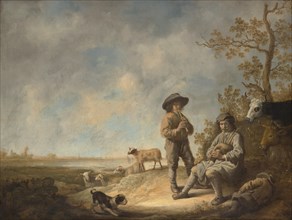 Piping Shepherds, ca. 1643-44. Creator: Aelbert Cuyp.