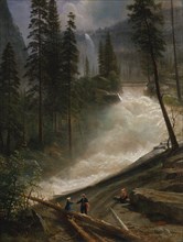 Nevada Falls, Yosemite, 1872 or 1873. Creator: Albert Bierstadt.