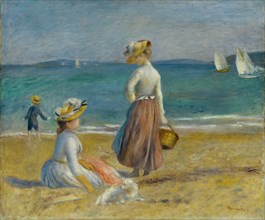 Figures on the Beach, 1890. Creator: Pierre-Auguste Renoir.