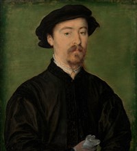 Portrait of a Man with Gloves, 1540-45. Creator: Corneille de Lyon.