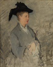 Madame Édouard Manet (Suzanne Leenhoff, 1830-1906), ca. 1873. Creator: Edouard Manet.