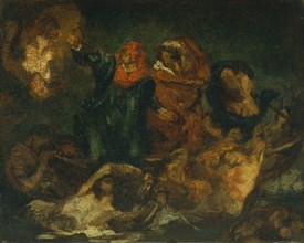 Copy after Delacroix's "Bark of Dante", ca. 1859. Creator: Edouard Manet.