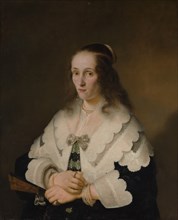 Portrait of a Woman, 1642. Creator: Ferdinand Bol.