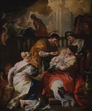 The Birth of the Virgin, ca. 1690. Creator: Francesco Solimena.