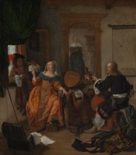A Musical Party, 1659. Creator: Gabriel Metsu.