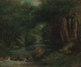 A Brook in the Forest, ca. 1868-77. Creator: Gustave Courbet.