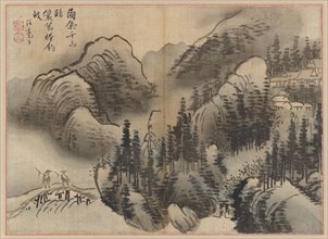 Rainy Landscape, late 18th century. Creator: Kim Sugyu.