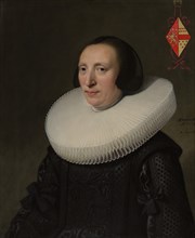 Margaretha van Clootwijk (born about 1580/81, died 1662), Wife of Jacob van Dalen, 1639. Creator: Michiel van Mierevelt.