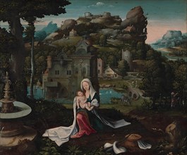 The Rest on the Flight into Egypt. Creator: Unknown.
