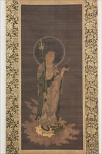 Jizo Bosatsu in Welcoming Descent (Jizo bosatsu raigo), 14th century. Creator: Unknown.