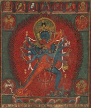 Chakrasamvara and Vajravarahi, 1575-1600. Creator: Unknown.