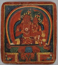 Initiation Card (Tsakalis): Amitabha, early 15th century. Creator: Unknown.