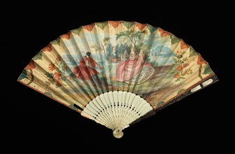 Fan, third quarter 18th century. Creator: Unknown.