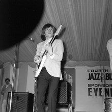 Brian Jones, Rolling Stones, Richmond Jazz and Blues Festival, London, 1964. Creator: Brian Foskett.