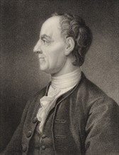 Portrait of the mathematican Leonhard Euler (1707-1783), 1850. Creator: Holl, Benjamin (1808-1884).