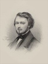 Portrait of the violinist and composer Hubert Léonard (1819-1890) , 1850. Creator: Fajans, Maksymilian (1827-1890).