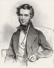 Portrait of the violinist and composer Karol Lipi?ski (1790-1861) , 1837. Creator: Kriehuber, Josef (1800-1876).
